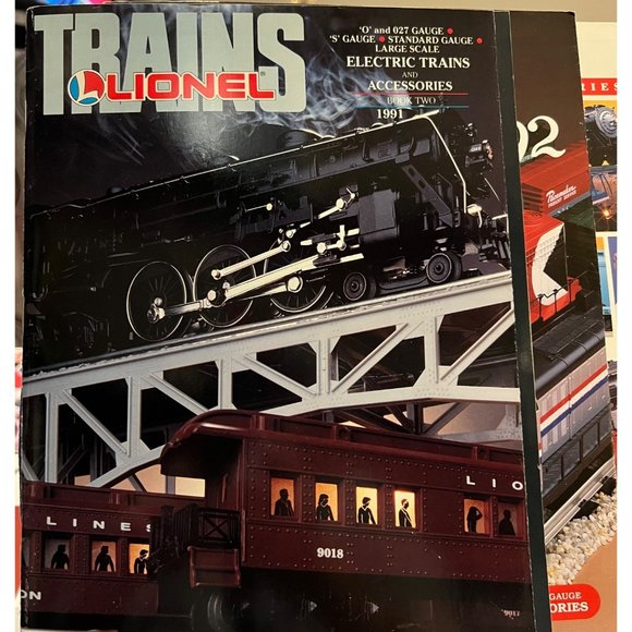 Lionel Catalog Lot of 7 1985 thru 1994 Model Electric Miniature Railroad Trains - Picture 2 of 16